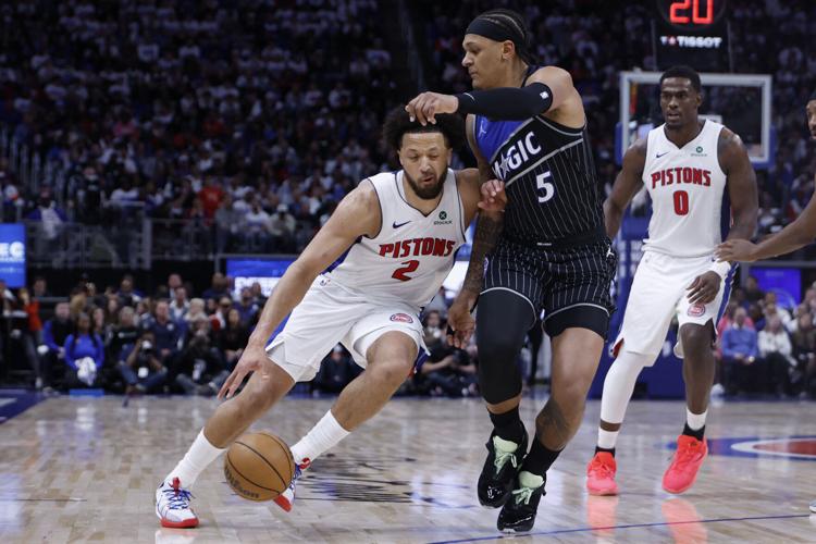 NBA: Playoffs-Orlando Magic at Detroit Pistons