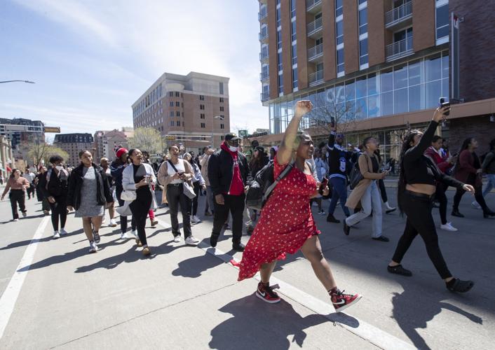 Student sit-in and protest over racist video