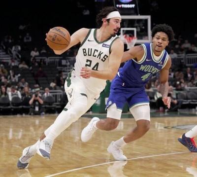 The Milwaukee Bucks have decision to make this month on whether they will extend the contract of forward Jaime Jaquez Jr. (24).