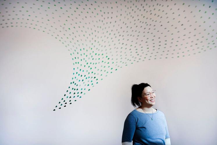 Helen Lee with "Brood"