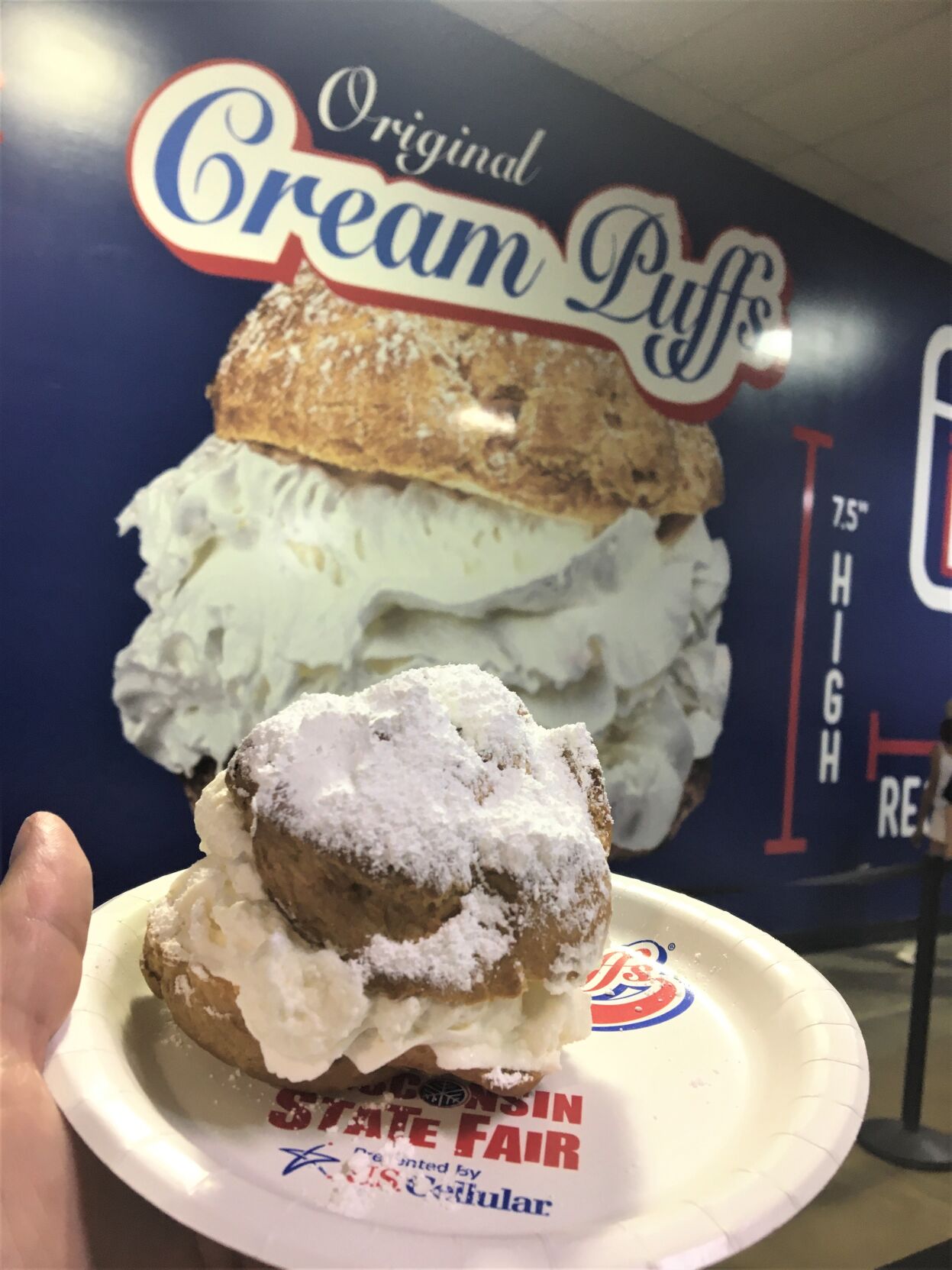 Wisconsin State Fair Original Cream Puff