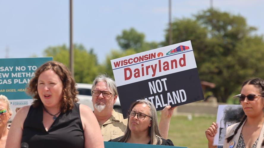 Rachel Kirschner speaks at press conference
