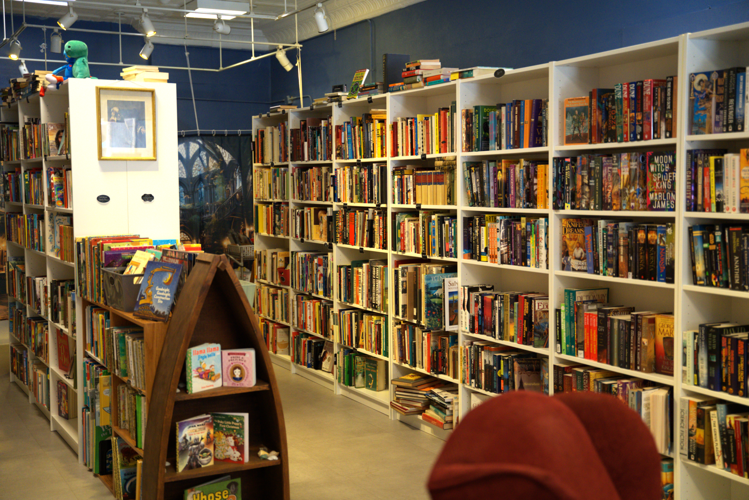 Bookstore sections