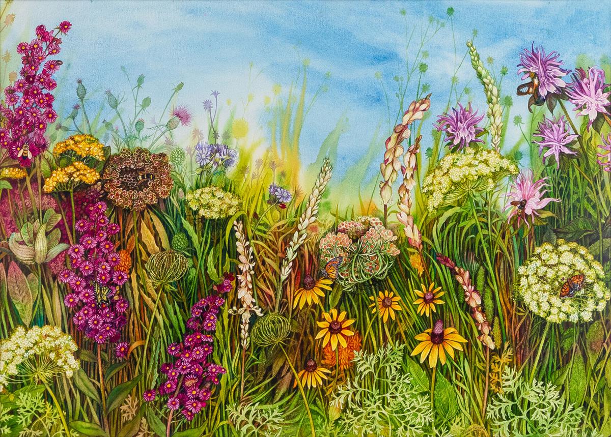 "High Summer Prairie I," by Kelen Klebesadel