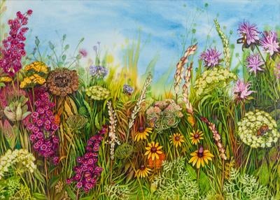 "High Summer Prairie I," by Kelen Klebesadel