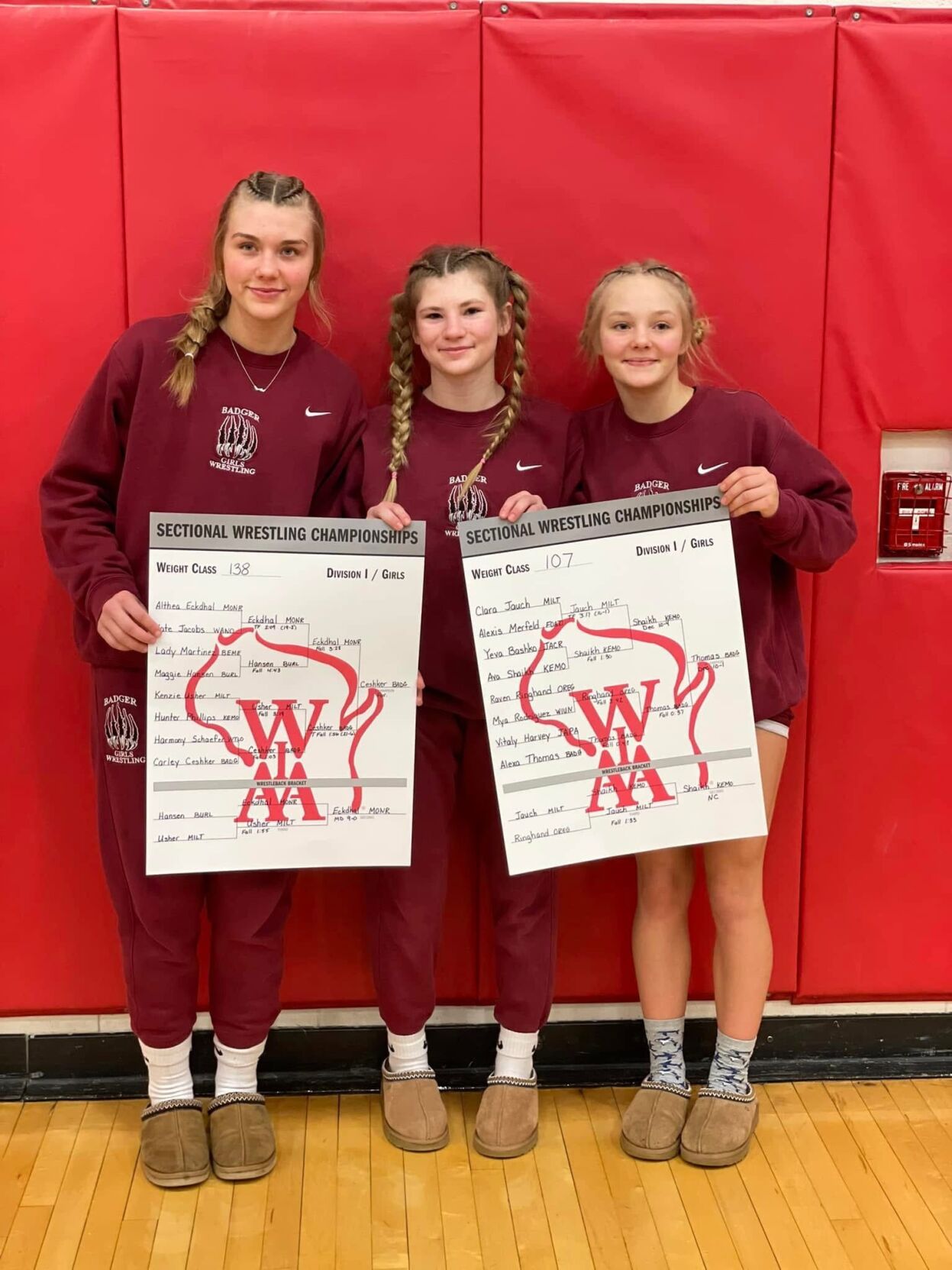 Carley Ceshker, Brynn Engel, Alexa Thomas