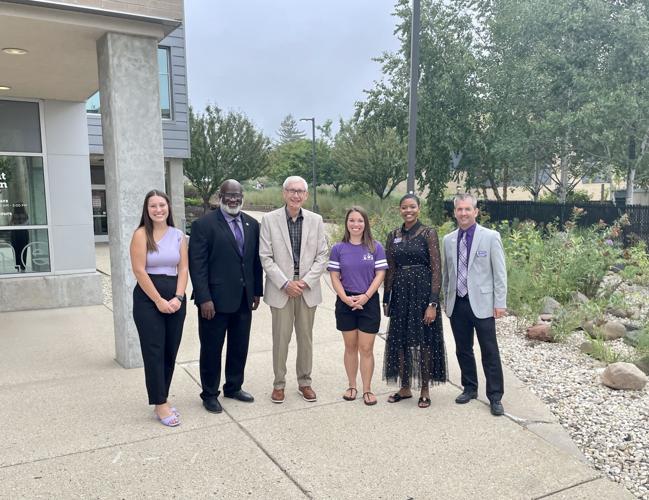 Gov. Tony Evers visits the University of Wisconsin-Whitewater in September 2023