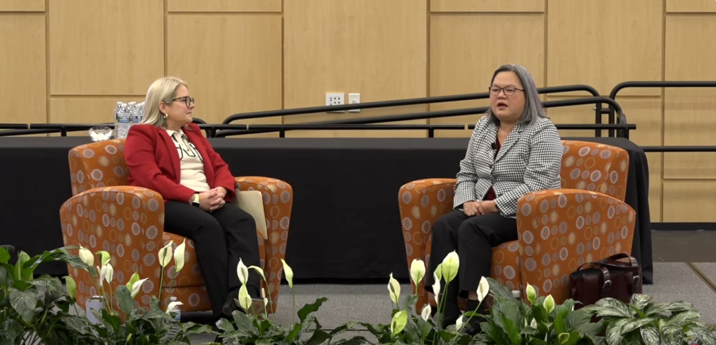 Veronique Tran and Nicole Ryf at Gateway forum