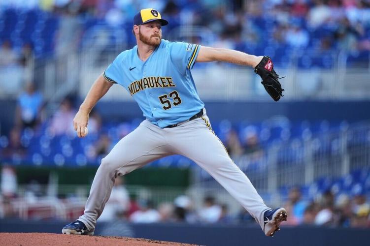 Brewers Marlins Baseball