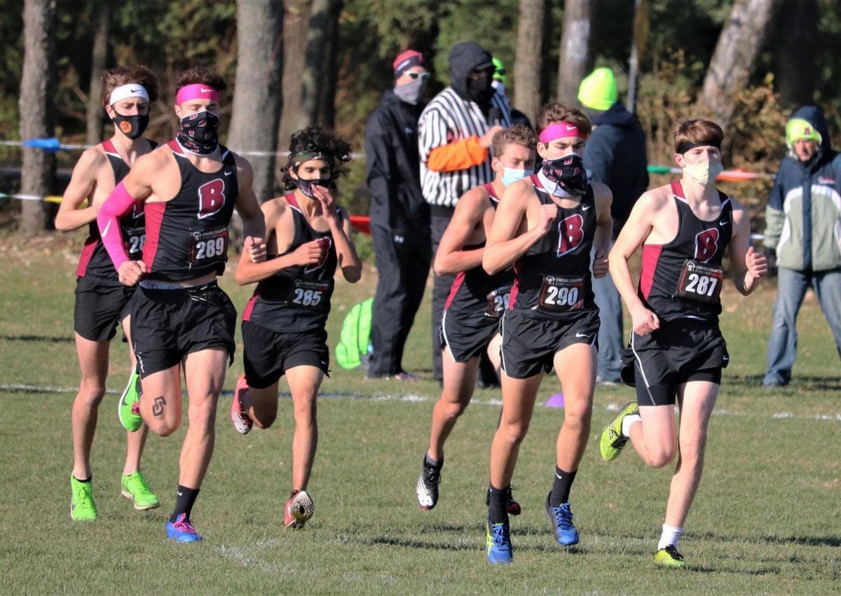 Badger boys crosscountry team sets statemeet bests Crosscountry