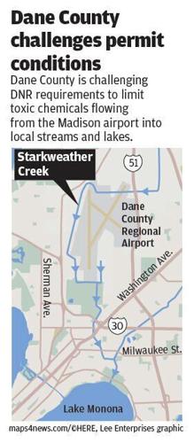 Dane County Airport map