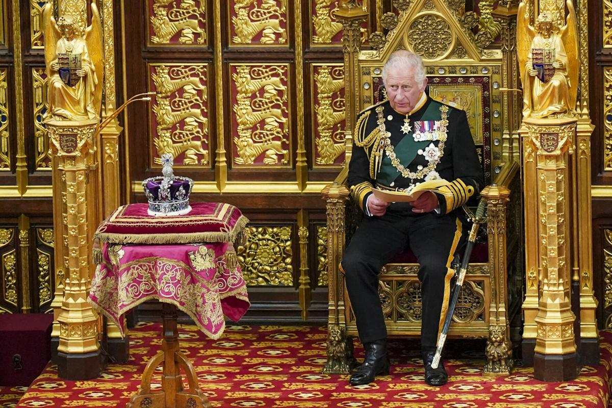 Queen Elizabeth’ s 73- year-old son, Charles, seen here in May 2022 in the House of Lords Chamber, will be confirmed as king.