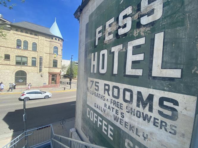 Fess Hotel ghost sign