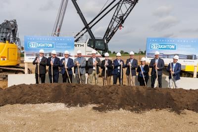 May 9 groundbreaking for Stougton Trailers' new headquarters facility in Stoughton