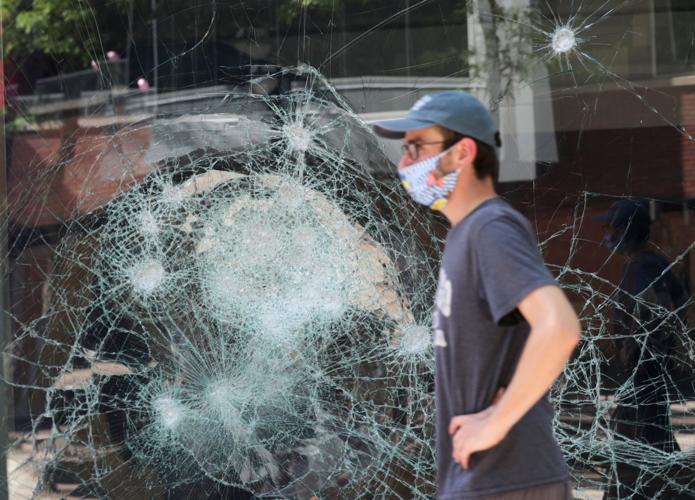 Clean-up of property damage in downtown Madison