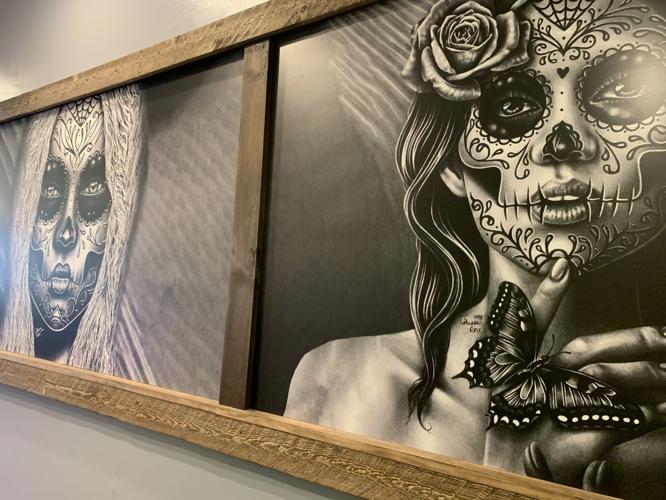 Guac Star features unique artwork on its walls