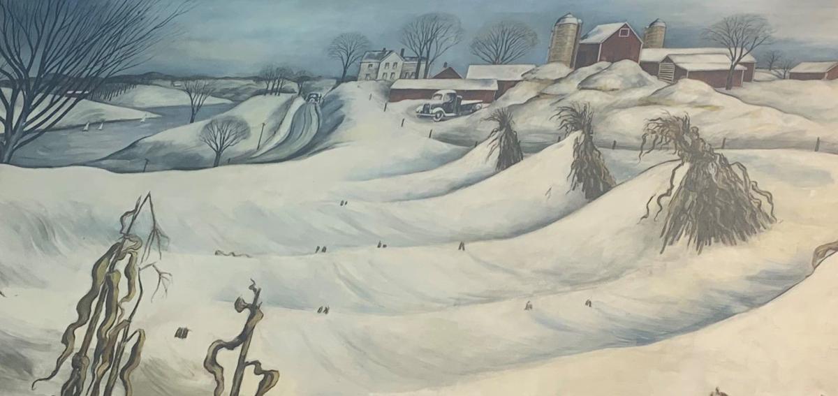 Mural in Lake Geneva Post Office