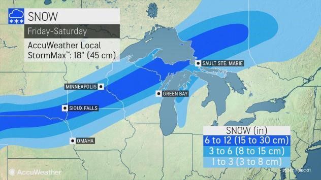 Snow Fri-Sat by AccuWeather