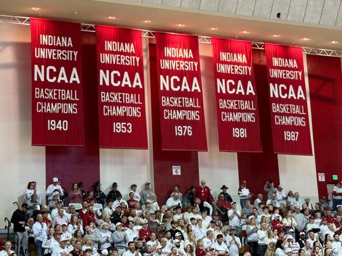 NCAA Unbeaten Hoosiers Anniversary Basketball