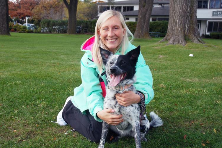 Libby Brooks of Fontana with her dog