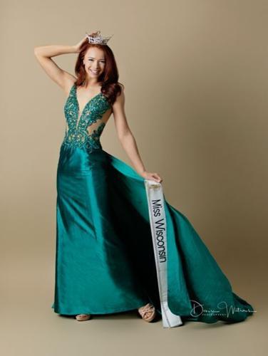Crowned Miss Wisconsin