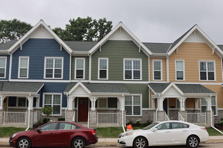 Lincoln King townhomes completed on West, Wilson streets