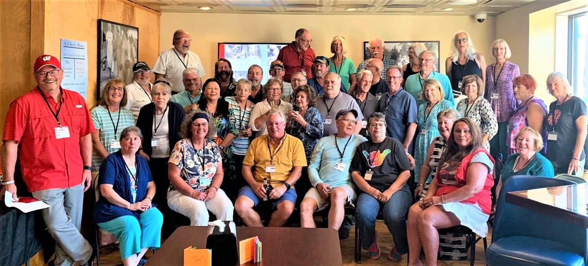 Big Foot High School Class of 1972 50th reunion gathering at 10-Pin Pub, Walworth