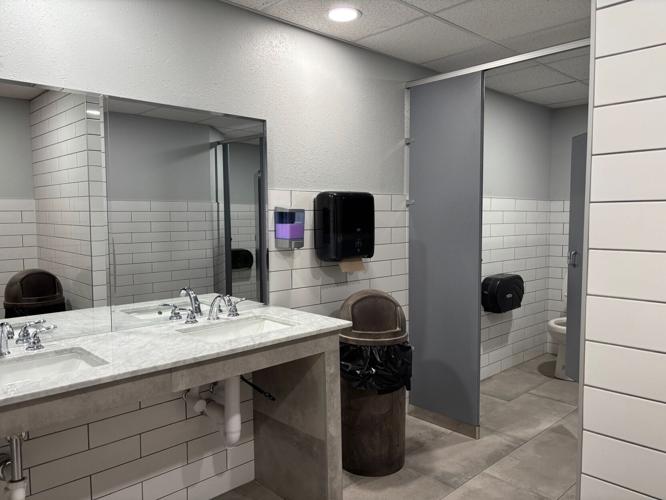 The Essen Haus women's room