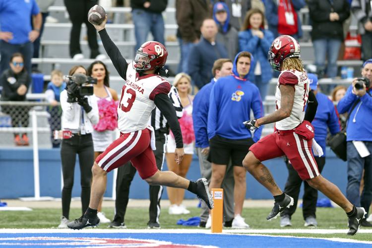 APTOPIX Oklahoma Kansas Football