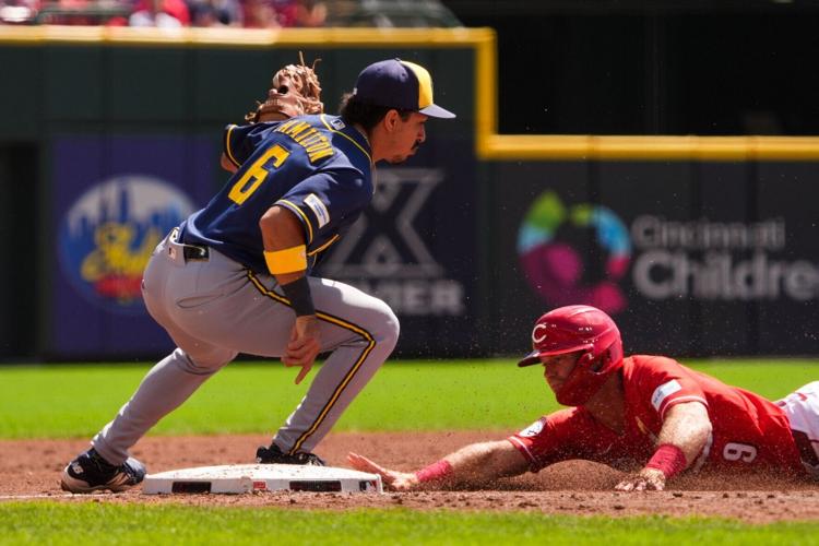BASEBALL-MLB-CIN-MIL/