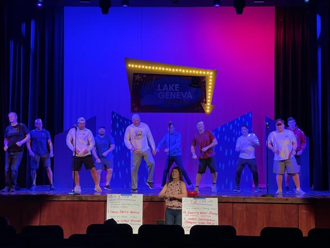 Mr. Lake Geneva Pageant contestants rehearse their group dance (copy)