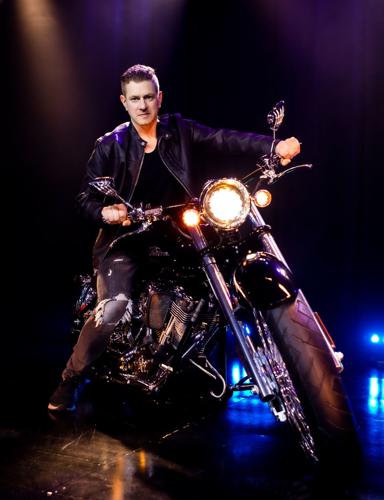 Tristan Crist at his theater, outside