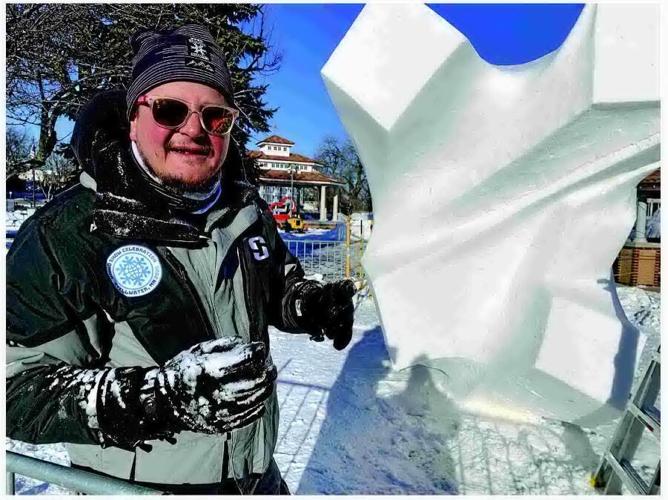 TEAMS CREATE SNOWY WORKS OF ART