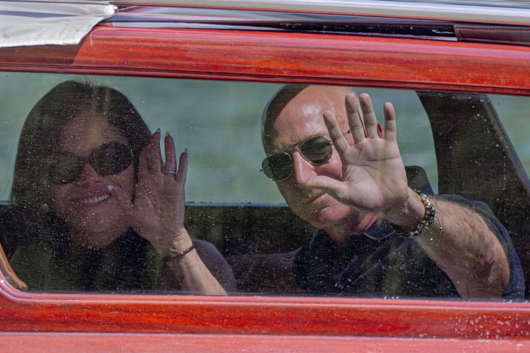 APTOPIX Italy Venice Bezos Wedding