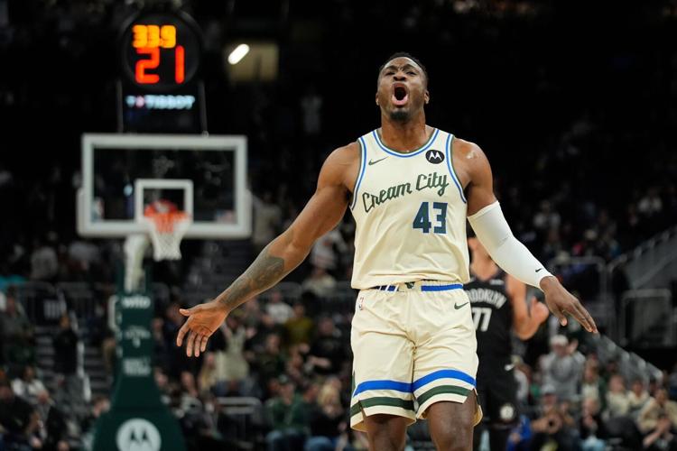 Nets Bucks Basketball