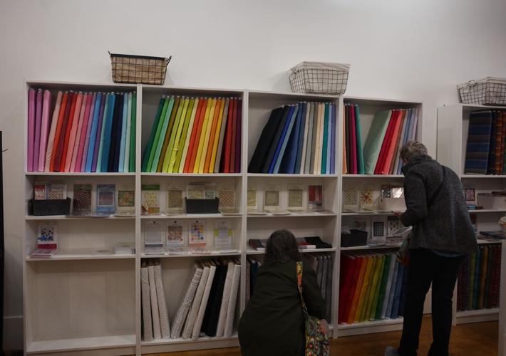 Browsing fabrics and designs at Stitched