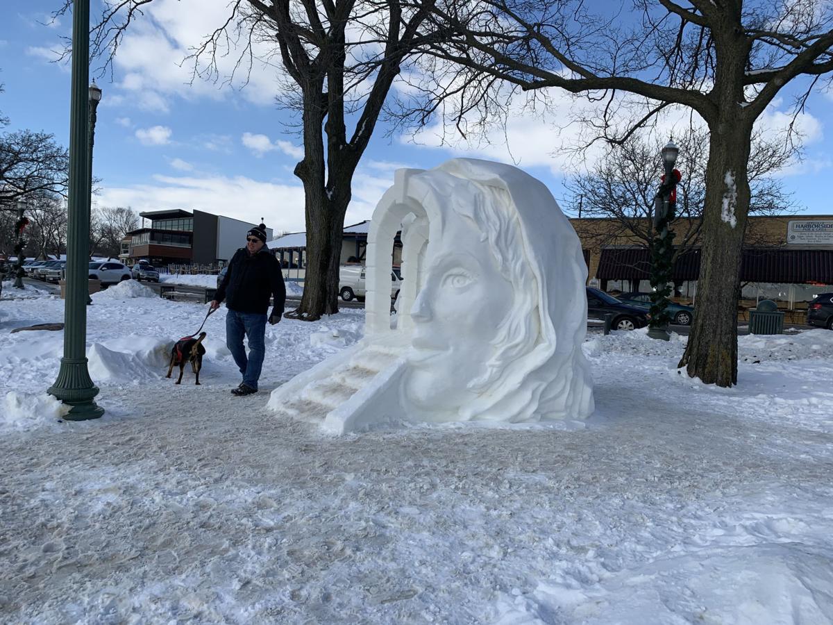 As temperatures started to warm up a bit, Feb. 18, several people visited Riviera Plaza