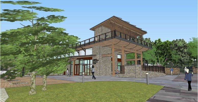 Lakeshore Nature Preserve Frautschi Center rendering, UW-Madison photo