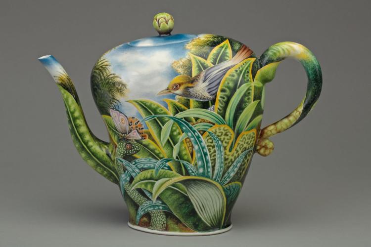 Kurt Weiser's "Blue Menu Teapot"