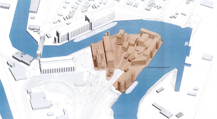 Silo City massing diagram