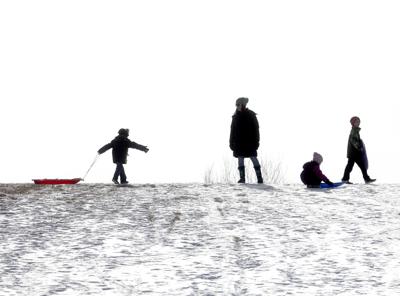 Elver Park sledding