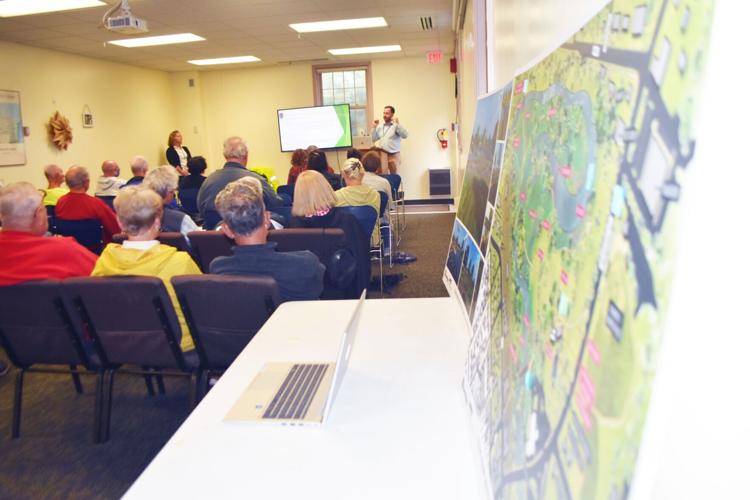 First public informational meeting about Echo Lake referendum at public library