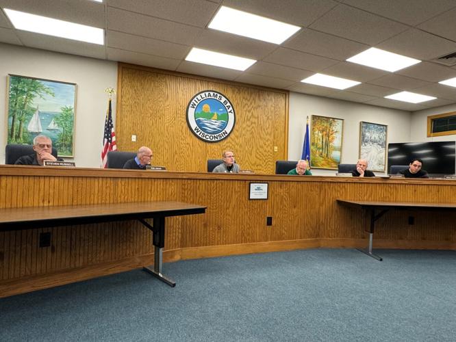 Williams Bay Village Board discusses a proposed development agreement with Constance Woods LLC on Jan. 22