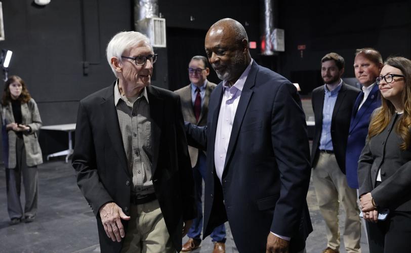 Evers visits Kenosha