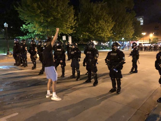 Hundreds defy curfew in Downtown Madison