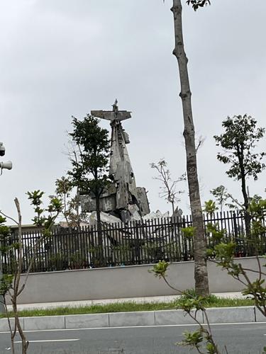 Remains of US B-52 bomber shot down over Hanoi during Nixon's infamous "Christmas Bombing" in 1972