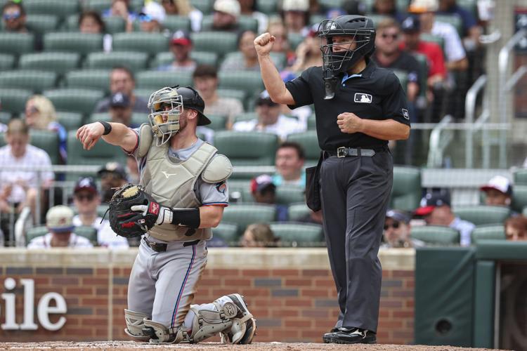 Marlins Braves Baseball