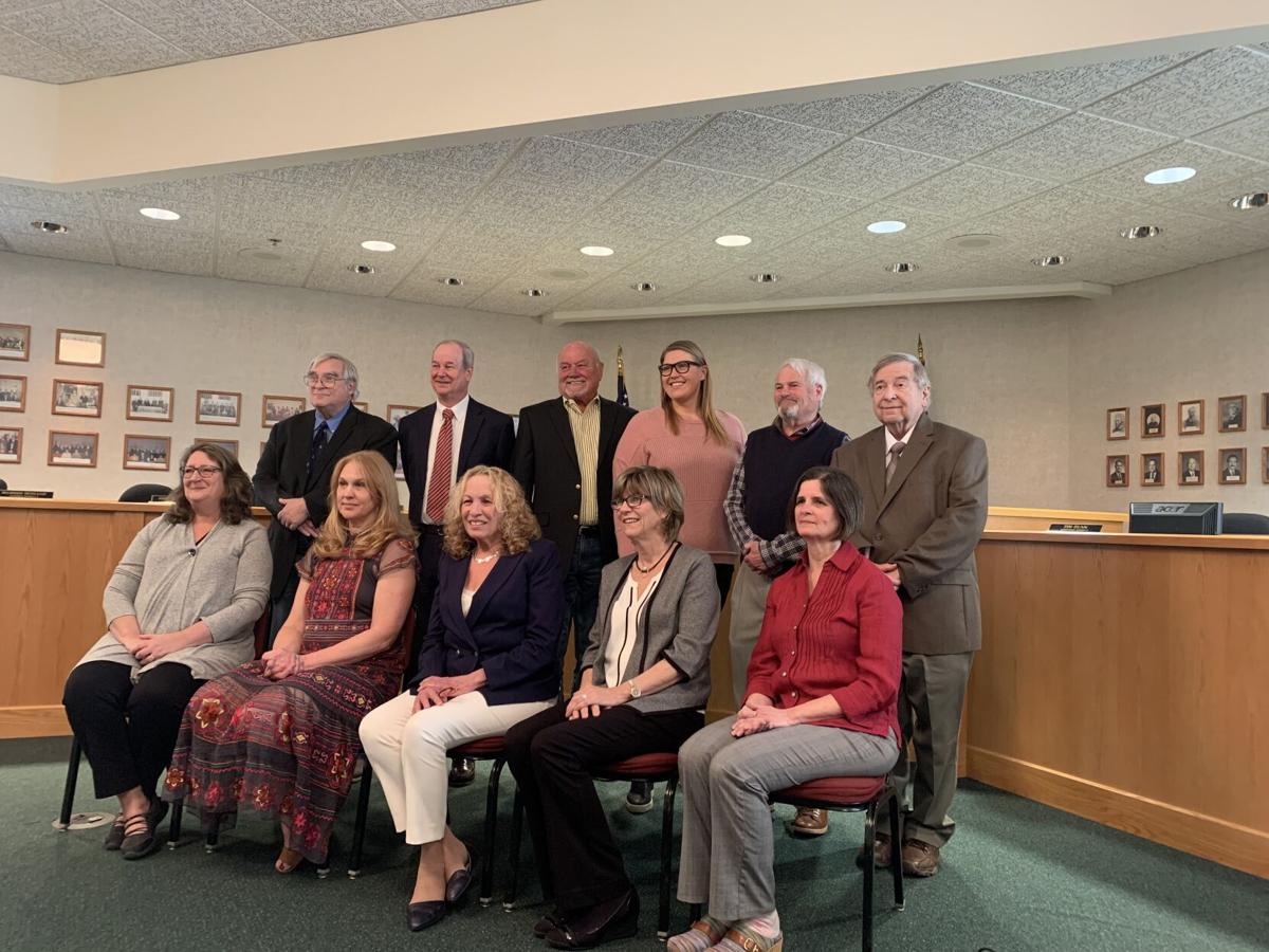 Lake Geneva aldermen and officials pose for a photo