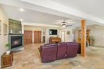 living room on lower level