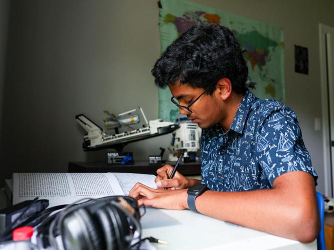 Vempati takes notes ahead of national spelling bee competition